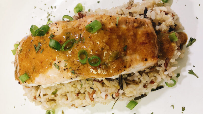 Fresh Mahi-mahi Made In This Thai Coconut Curry Sauce