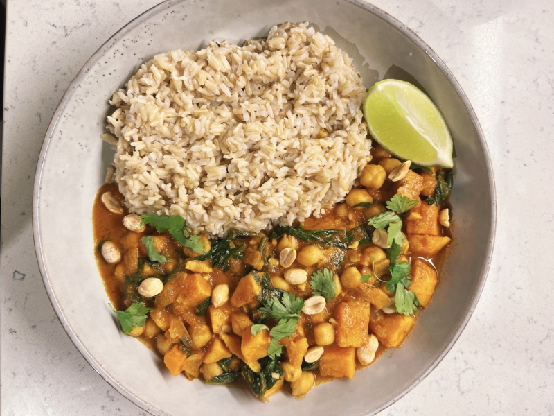 Sweet Potato Chickpea Bowl: A Match Made in Heaven