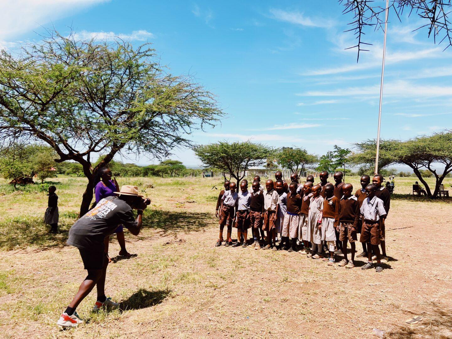 A scene from Tayo’s travels in Amboseli, Kenya