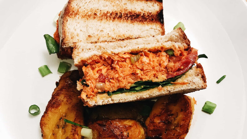 How To Make A BBQ Salmon Sandwich