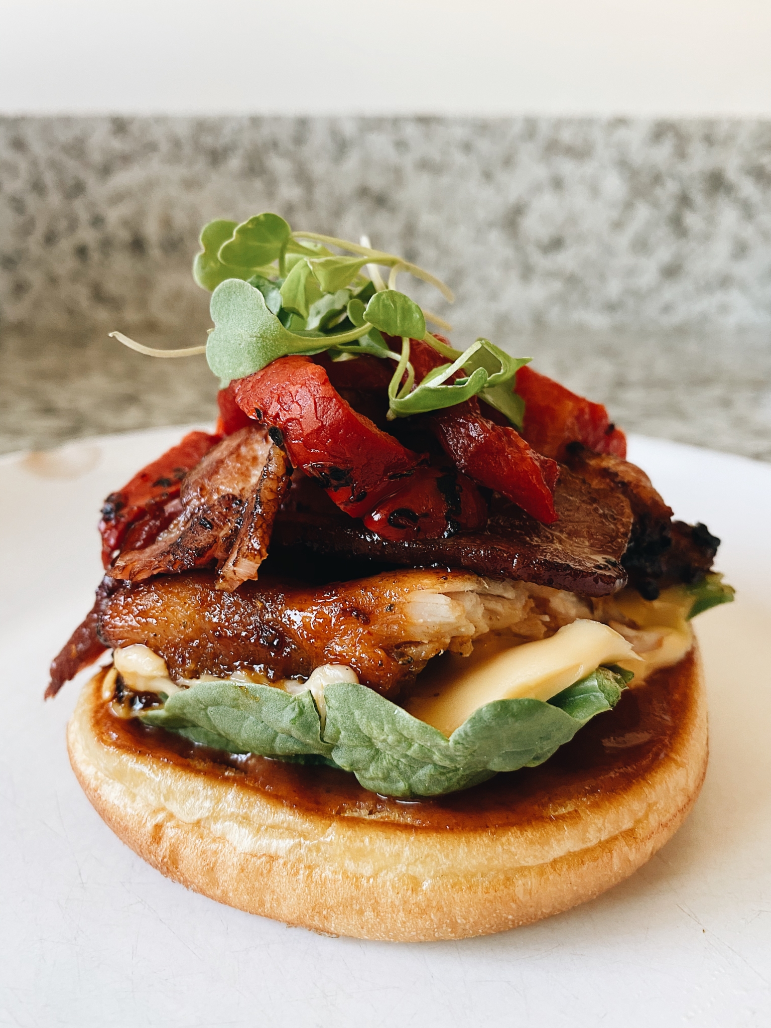 The Ultimate Spicy Honey Chicken and Bacon Sandwich