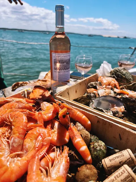 Seafood and wine