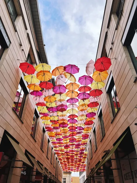 Bordeaux umbrella street