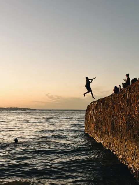 Salvador at sunset