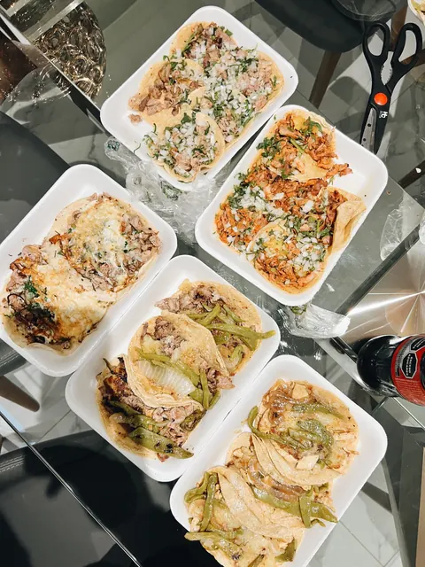 An assortment of Mexico City tacos