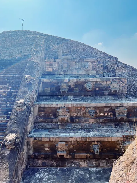 Temple details at Teotihuacan