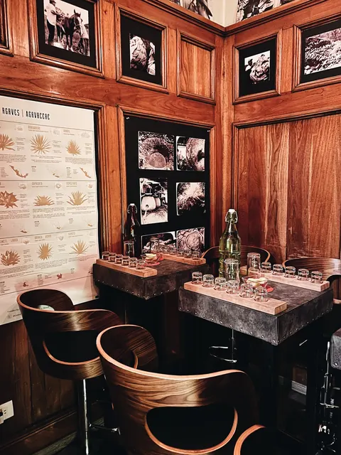 A mezcal tasting room in Mexico City