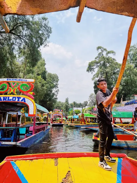 A colorful boat ride through Xochimilco