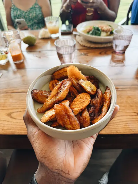 Bowl of fried plantains