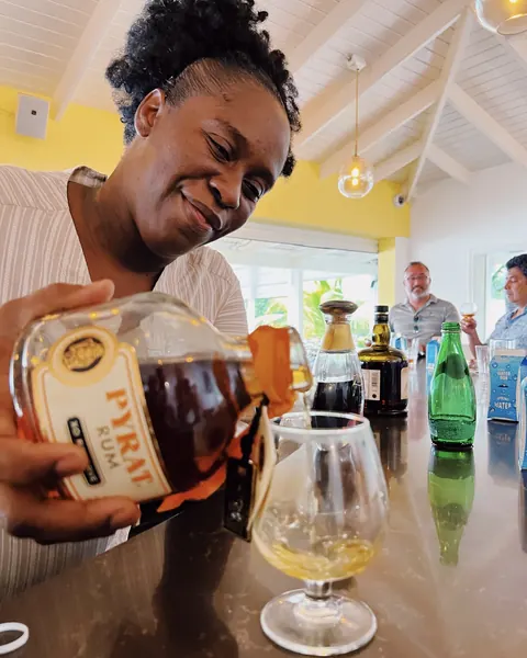 Rum tasting in St. Kitts and Nevis