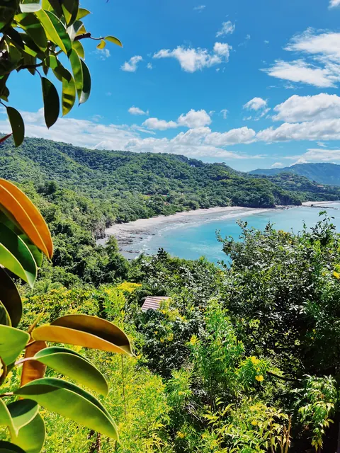 The Guanacaste coastline from a scenic overlook