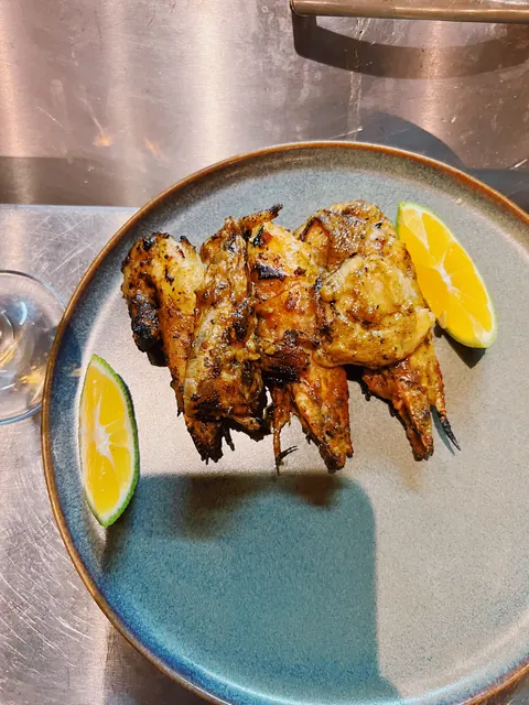 Grilled seafood and vegetables in Guanacaste
