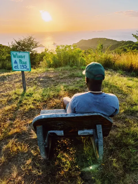 A quiet moment at a scenic Guanacaste overlook