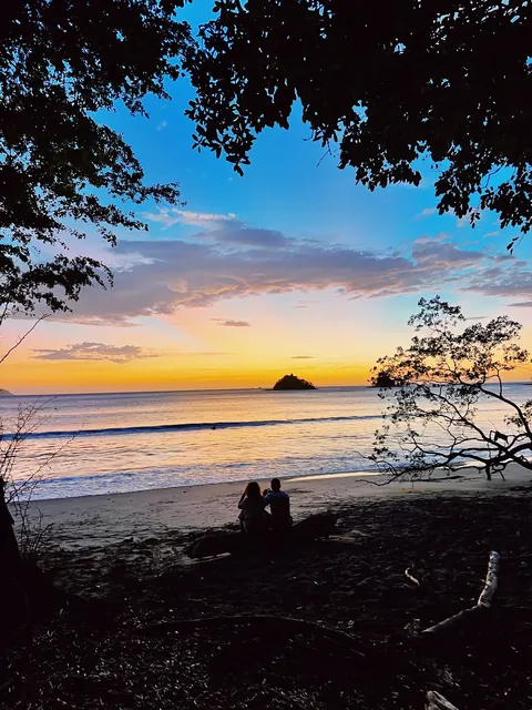 A beach sunset in Las Catalinas, Guanacaste